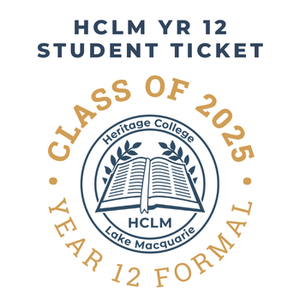 2025 Year 12 Formal - HCLM YR 12 STUDENT TICKET