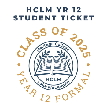 2025 Year 12 Formal - HCLM YR 12 STUDENT TICKET