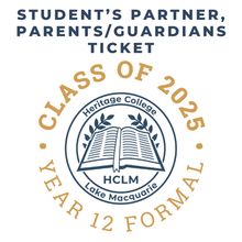 2025 Year 12 Formal - Partners & Parents TICKET