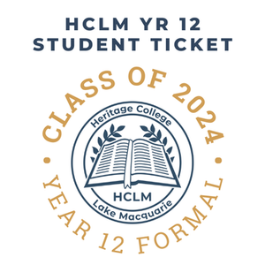 2024 Year 12 Formal - HCLM YR 12 STUDENT TICKET