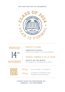 2024 Year 12 Formal - Partners & Parents TICKET