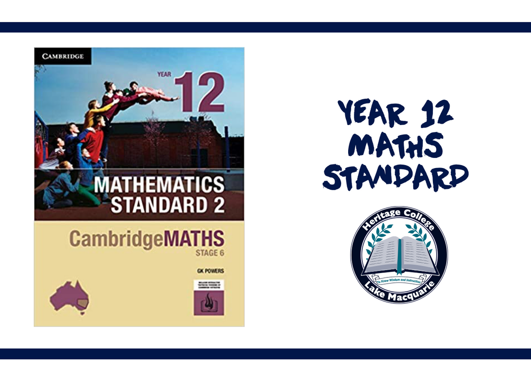 Standard Mathematics - Year 12