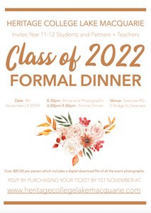 2022 Formal Dinner Ticket