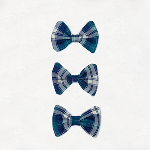 Large Hair Bows - 3 Pack Winter
